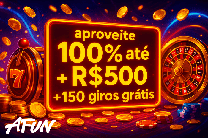 Cassino AFUN Online Bônus, Giros e PIX